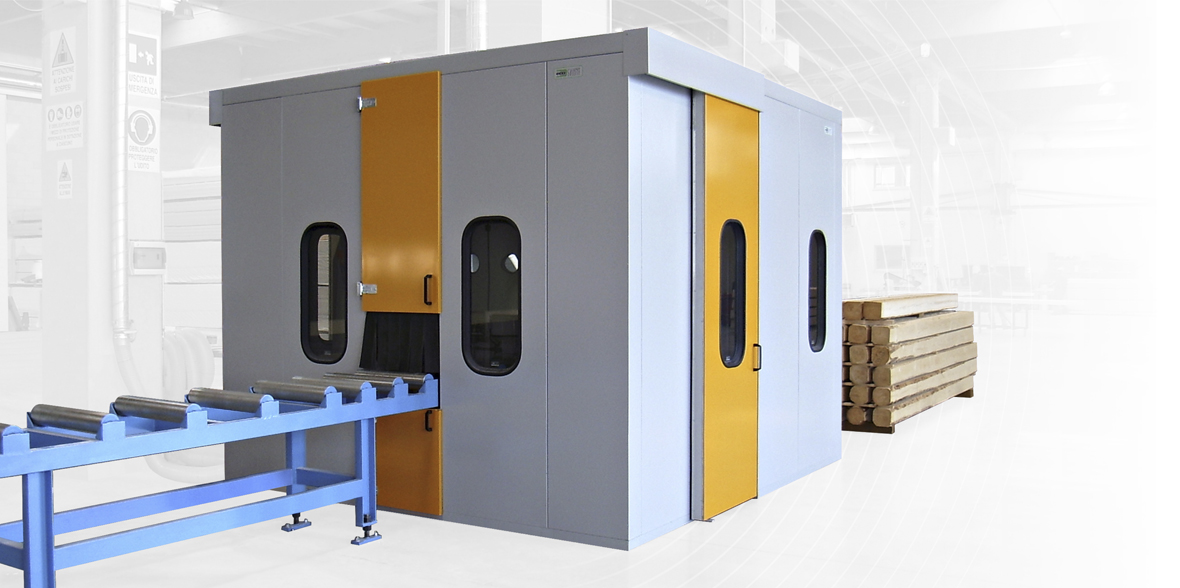 cabine insonorizzate per macchine
